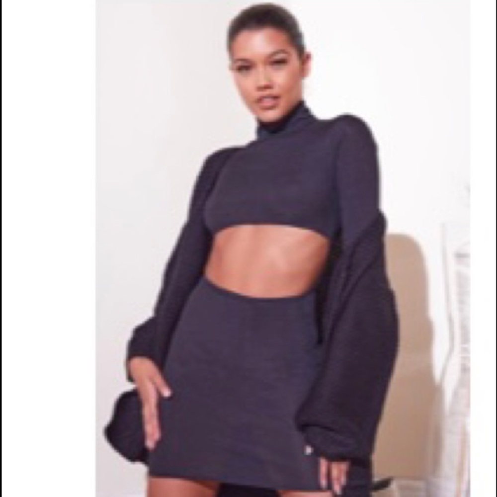 Cut out mini dress